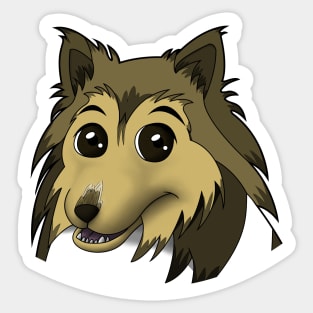 Ziggy the Sheltie Sticker